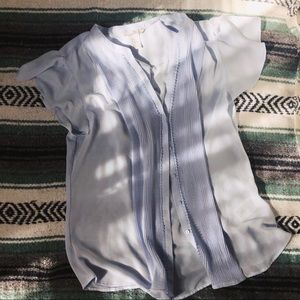 H&M Sheer Flowy Blouse